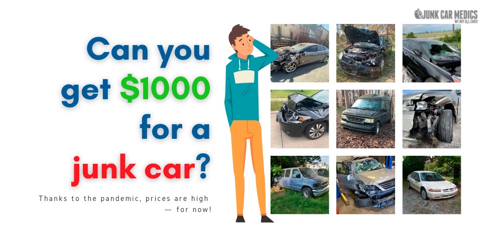 $1000 cash for junk car
