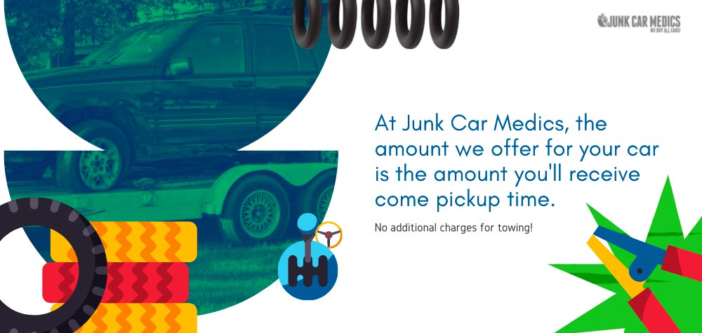Junk Car Medics offers free junk car removal