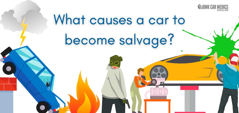 Reasons a Car May Become Salvage