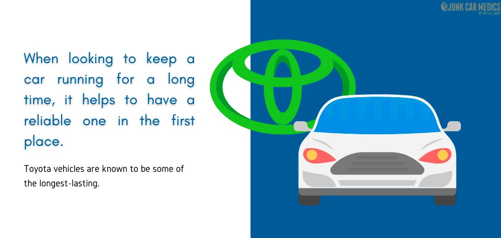 Toyota vehicles are known for being reliable and long-lasting.