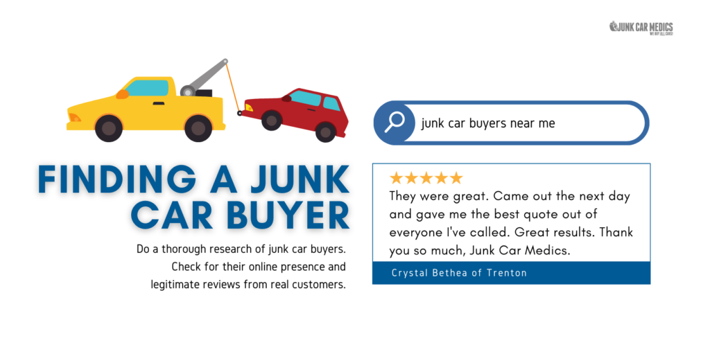 Tip for finding a junk car buyer