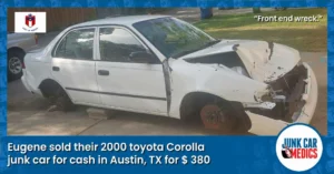 Eugene Got Cash for Junk Cars in Austin