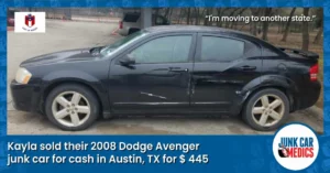 Kayla Junked Her Car in Austin