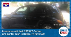 Roseanne Got Cash for Junk Car in Dallas
