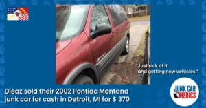 Dieaz Sold Junk Car for Cash in Detroit