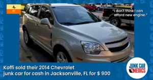 Koffi Got Cash for Junk Cars in Jacksonville