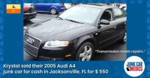 Krystal Junked Her Car in Jacksonville