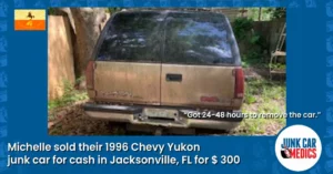 Michelle Received Cash for Cars in Jacksonville