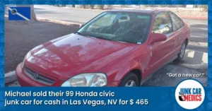 Michael Junked His Car in Las Vegas