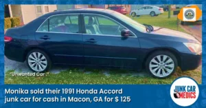 Monika Sold Junk Car for Cash in Macon