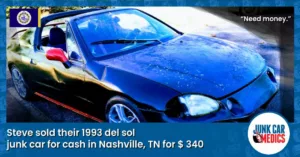 Steve Got Cash for Junk Car in Nashville
