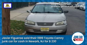 Javier Received Cash for Cars in Newark