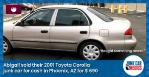 Abigail Sold Junk Car for Cash in Phoenix