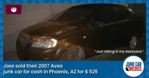 Jose Received Cash for Cars in Phoenix