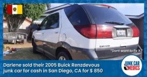 Darlene Sold Junk Car for Cash in San Diego