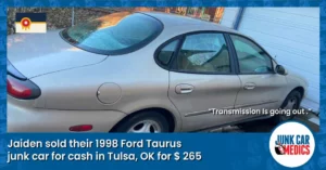 Jaiden Got Cash for Junk Cars in Tulsa